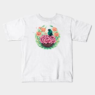 Blooming Bird Kids T-Shirt